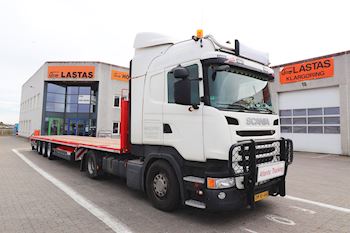 Atlantic Trucking med 2 nye Kel-Berg  4 akslet sværlasttrailere fra Lastas